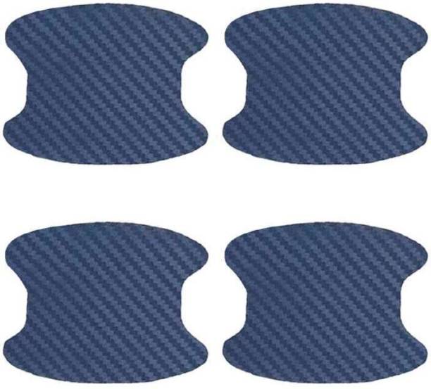 ANSH BEAUTY Handle Scratch Guard Sticker Universal for Specific Brand BLUE (Pack of 4) Car Pet Door Protector