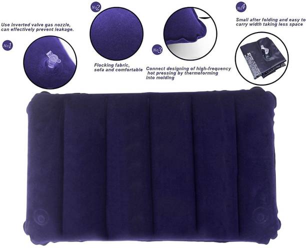 Trendzino Air Travel Pillow Pack of 1 Solid