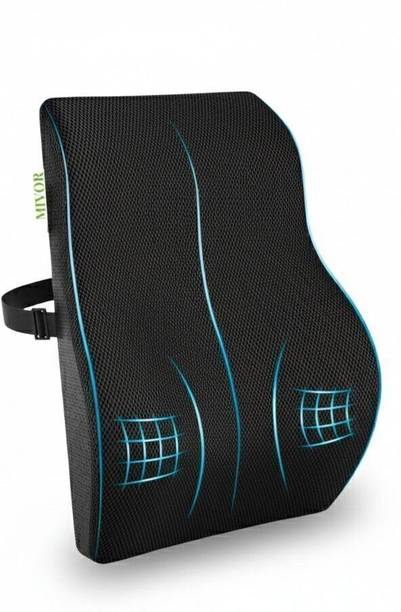 MIVOR Black Memory Foam Car Pillow Cushion for Universal For Car