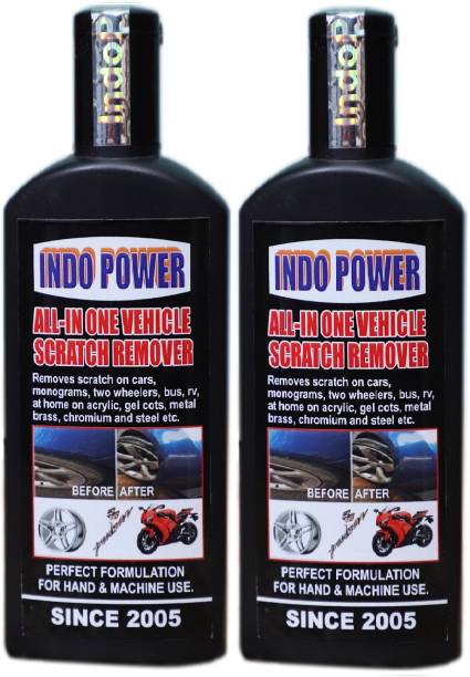 INDOPOWER BR1869- ALL -IN ONE VEHICLE SCRATCH REMOVER ( 2pc x 100ml). Car Washing Liquid