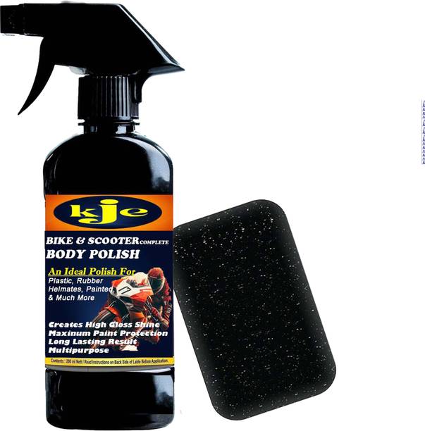 powerteck Liquid Car Polish for Bumper, Dashboard, Exterior, Leather, Metal Parts, Tyres