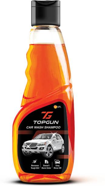 TOPGUN Car Wash Shampoo, Removes Tough Stains, pH Neutral Formulation Car Washing Liquid
