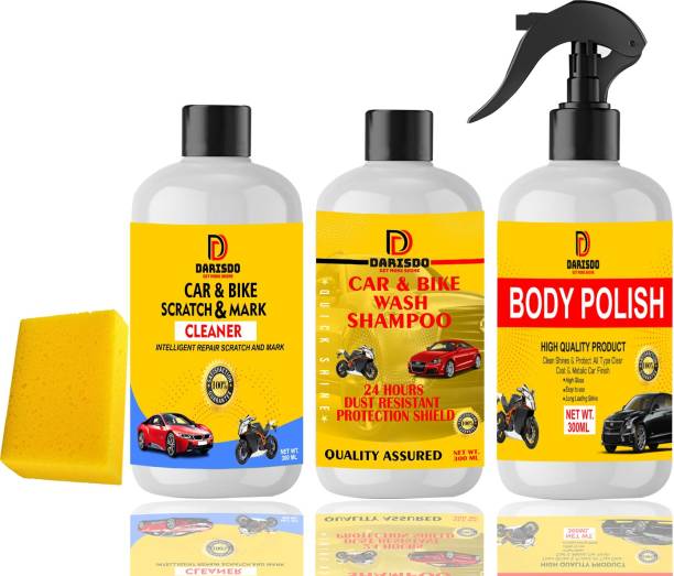 Darisdo Liquid Car Polish for Exterior, Dashboard, Leather, Windscreen, Metal Parts