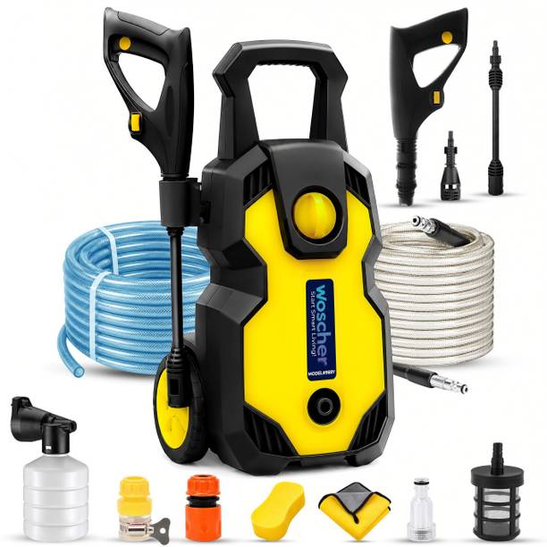 Woscher 968Y UPRIGHT PRO Washer High Pressure Pump Machine, 2100 Watts,150 Bars, 10L/Min Pressure Washer