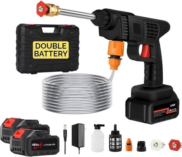 sai engineering Portable Gun with 2 rechargeable batteries pressure washer,Electric water gun Pressure Washer