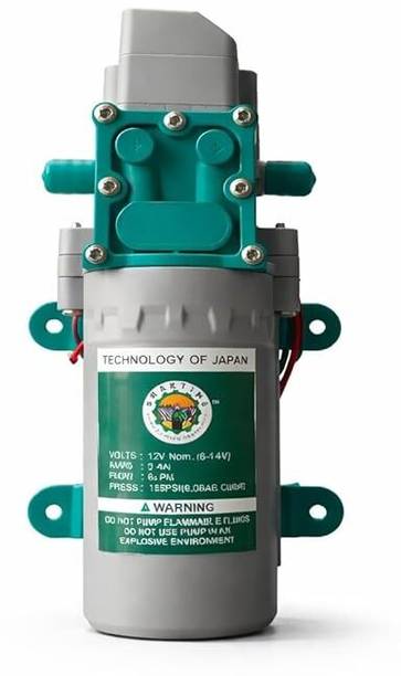 SHAKTIMS 12V DC High Pressure Water Pump 125 PSI Diaphragm Water Pump
