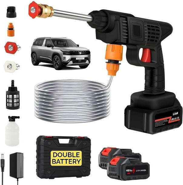 Leemoza Wireless Car Pressure Washer Gun Machine, Multi Purpose High Pressure Cleaning Spray Gun