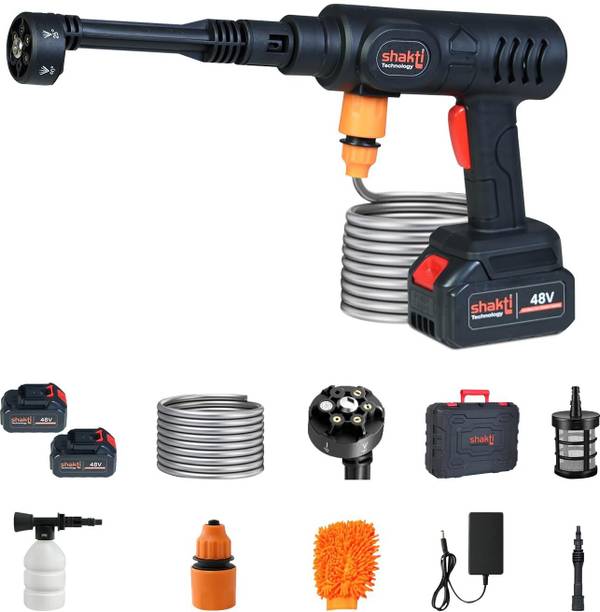 shakti Technology CP 01 Cordless 48V Wireless Pressure Washer Gun - 12000mAh Pressure Water Gun Pressure Washer