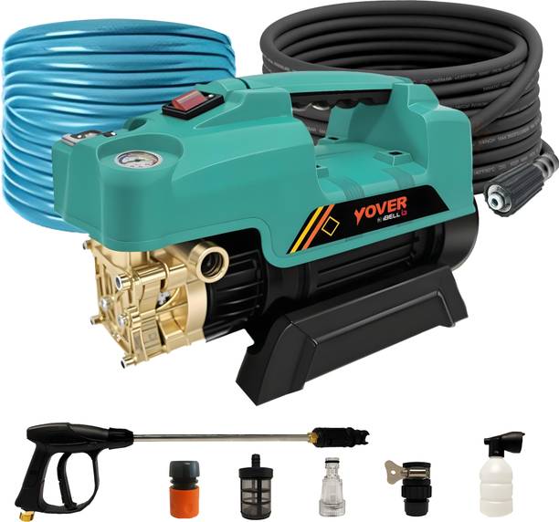 iBELL Yover YO2100 2100 W Induction Motor, 150 Bars, 8m Outlet Hose, 7.5 L/Min, High Pressure Washer