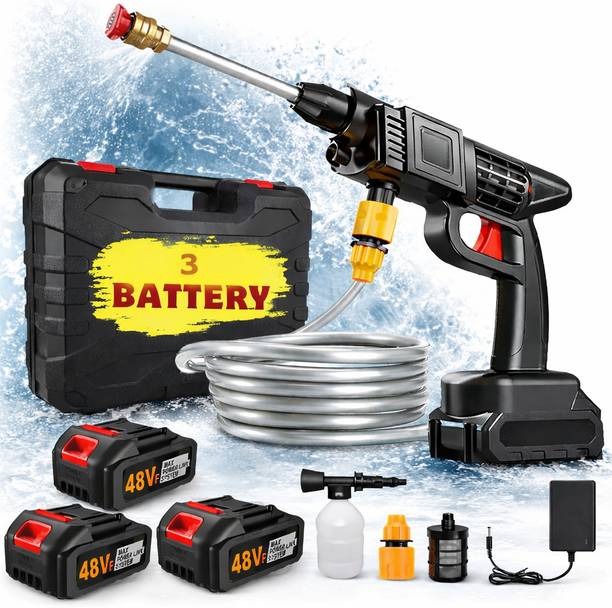 NextGen Cordless_High Pressure Washer Gun | 48V 3 Battery for Car_Bike | MultiClean Pressure Washer