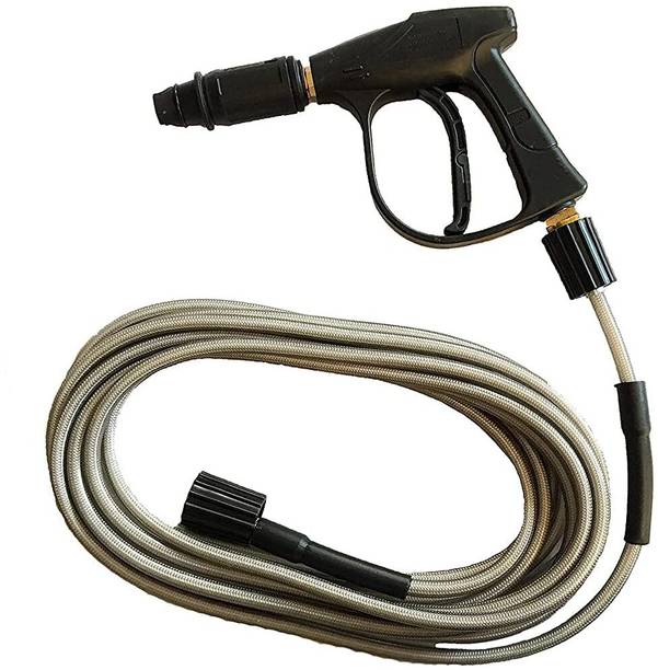 ट्रिग Car Washing hose Pipe (M22/14 thread) with High Pressure Washer Spray Gun