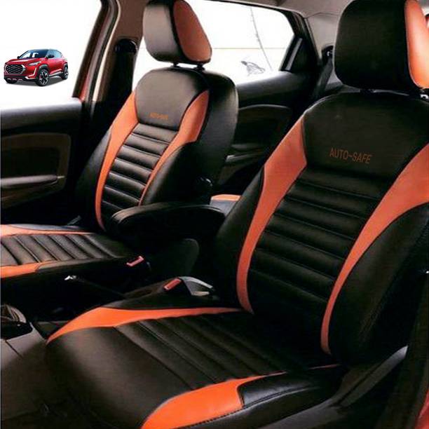 AutoSafe PU Leather Car Seat Cover For Nissan Magnite