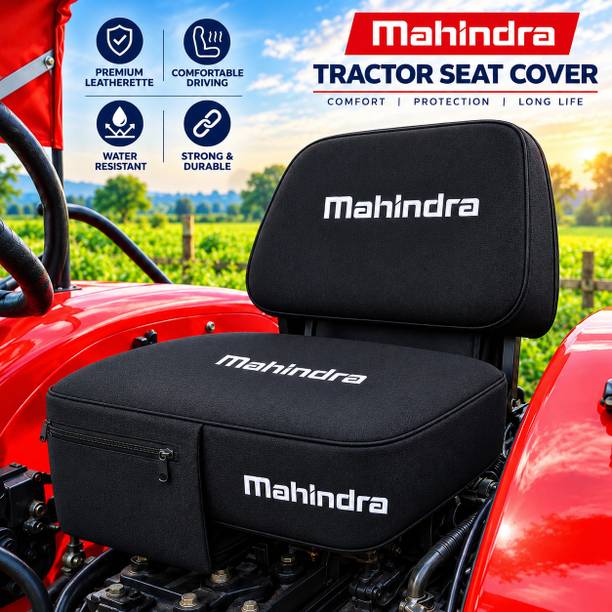 Omer & Co Leatherette Car Seat Cover For Universal For Car, NA Mahindra Seat Cover, Black