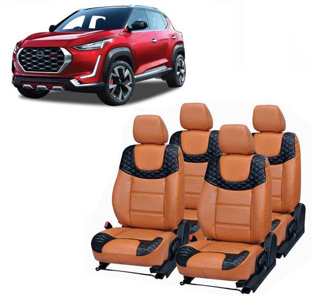 AutoSafe PU Leather Car Seat Cover For Nissan Magnite