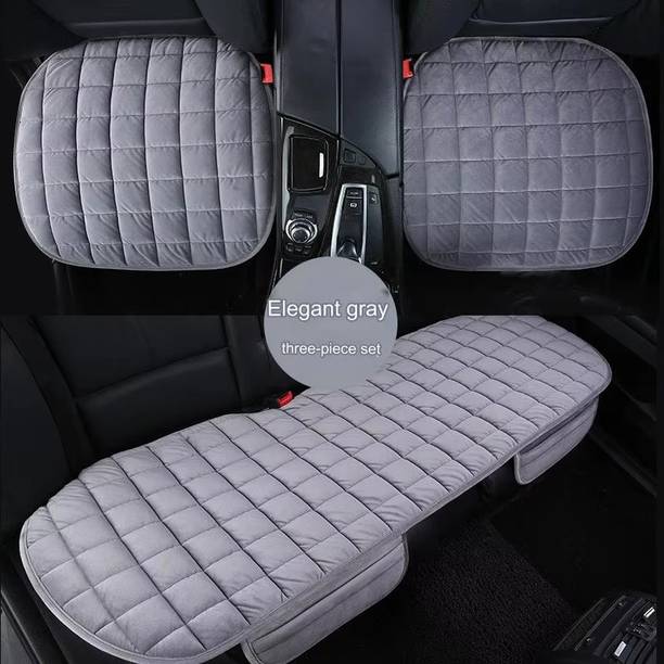 SUNNIFA Velvet Car Seat Cover For Universal For Car Luxury Plush Car Seat Cushion Pad for Long Drives, Interior Comfort Accessory