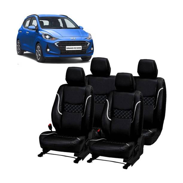 JMDi Leatherette Car Seat Cover For Hyundai Grand i10 NIOS