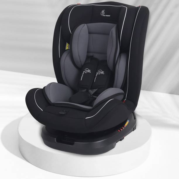 R for Rabbit Jack N Jill Grand ISOFIX Convertible For 0-12 Years Kids, 360 Rotatable Baby Car Seat
