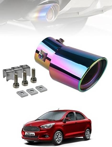 energetic Chrome Bolt-On Tailpipe Muffler for Ford Figo Aspire  Car Silencer