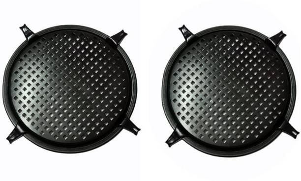 UNISHOPPE 12 inches Metal Black Grills 2 Pcs for Subwoofer for car and Home Theatre System Car Speaker Grill