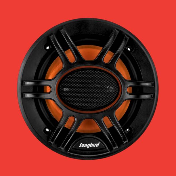 songbird 4 Inch 400W Max Door Tweeter 2 Piece Speaker in Box with Grill and Jaali A63-SB-B460S Coaxial Car Speaker