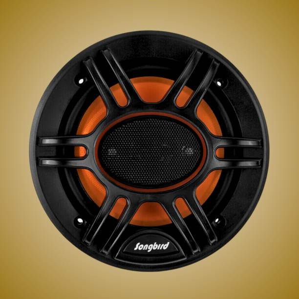 songbird 4 Inch 400W Max Door Tweeter 2 Piece Speaker in Box with Grill and Jaali A31-SB-B460S Coaxial Car Speaker