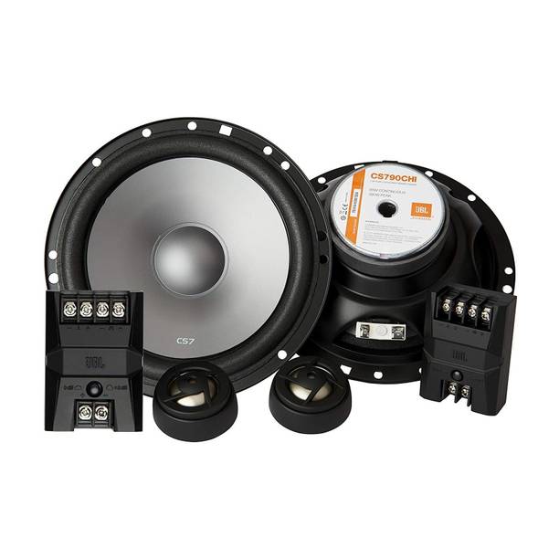 JBL 2-Way Speaker System - 6 1/2 Inches (16.5 Cms) Round - CS790CHI Component Car Speaker