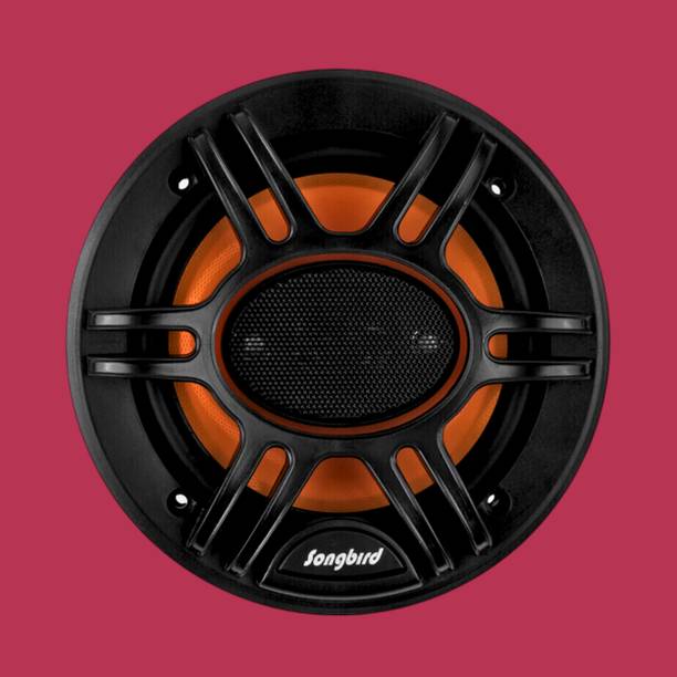 songbird 4 Inch 400W Max Door Tweeter 2 Piece Speaker in Box with Grill and Jaali A61-SB-B460S Coaxial Car Speaker