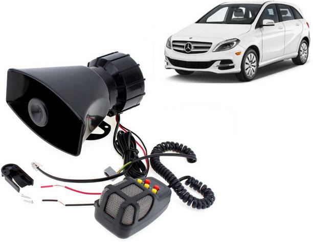 Selifaur 12 Volt Electric Air Horn Siren Speaker With Mic 7 Tone Sound Siren Hooter/Ambulance/Siren/Traffic Sound For benz b-class Component Car Speaker