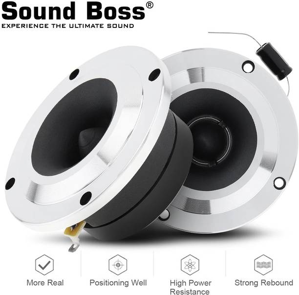 Sound Boss SB-TW-BULLET 3.75'' Aluminium Die-Cast Bullet Horn Tweeter Car Speaker