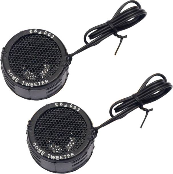 Electronics Crafts XS-T003 Tweeter 1.5-inch 240 Watts Max Dome Tweeters with Mounting Kit Angle, BLACK, Tweeter Car Speaker