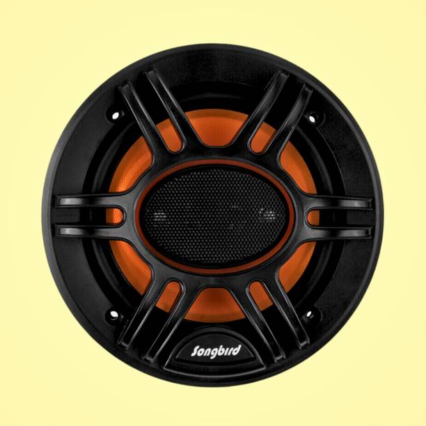 songbird 4 Inch 400W Max Door Tweeter 2 Piece Speaker in Box with Grill and Jaali A08-SB-B460S Coaxial Car Speaker