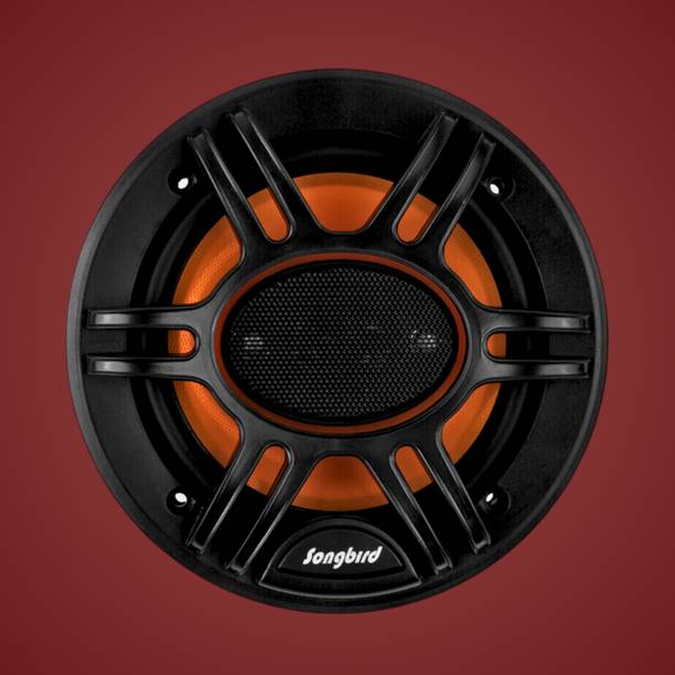 songbird 4 Inch 400W Max Door Tweeter 2 Piece Speaker in Box with Grill and Jaali A47-SB-B460S Coaxial Car Speaker