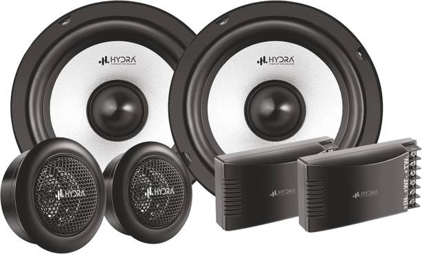 Hydra 6.5 Inch 2-Way Component Car Speaker System, Hi-Res Audio Compatible HX-165CS Component Car Speaker