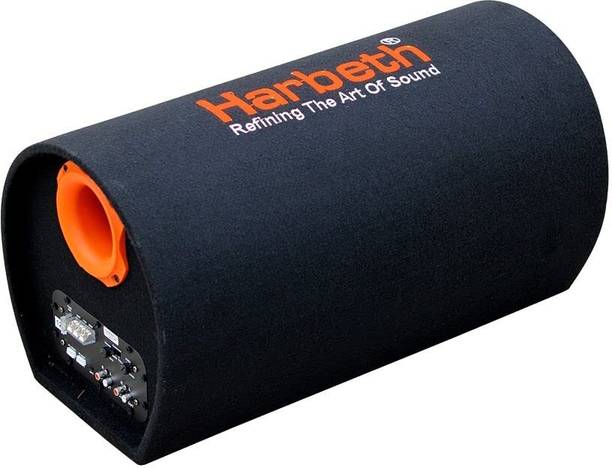 HARBETH by JXL Bass Tube Subwoofer with Inbuilt Imported Amplifier 8inch basstube Subwoofer