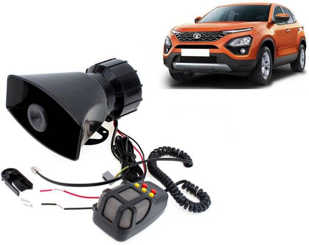 Selifaur 12 Volt Electric Air Horn Siren Speaker With Mic 7 Tone Sound Siren Hooter/Ambulance/Siren/Traffic Sound For Harrier 2019 Component Car Speaker