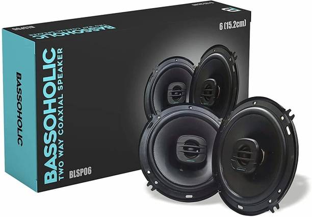 BASSOHOLIC BLSP06 Two Way 6 Inches High Bass Coaxial Car Speaker