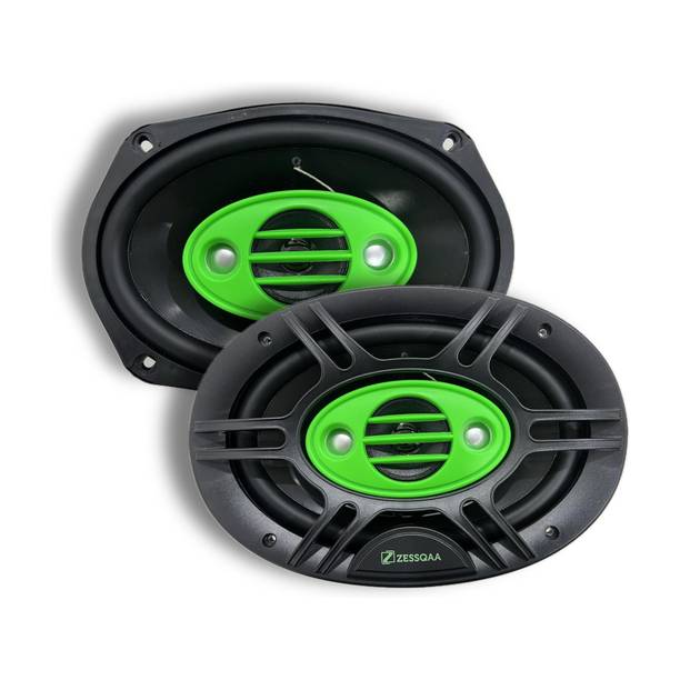 ZESSQAA 6x9 Inch 3-Way Coaxial Car Speakers | 800W Peak | Rear Tray Mount | Pair ZQ-6901SPK Coaxial Car Speaker