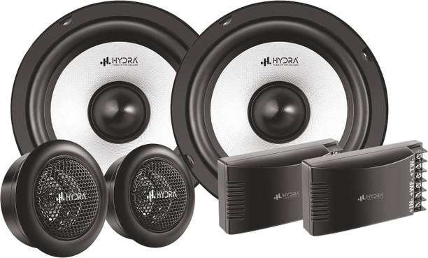 Hydra 6.5 Inch 2-Way Component Car Speaker System, Hi-Res Audio Compatible HX-165CS Component Car Speaker