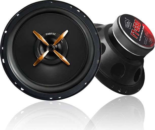 FABTEC 6.5 Inch 3-Way Coaxial Car Speakers (Set of 2) 640W Peak Power, 4 Ohm Full-Range Stereo Audio Coaxial Car Speaker