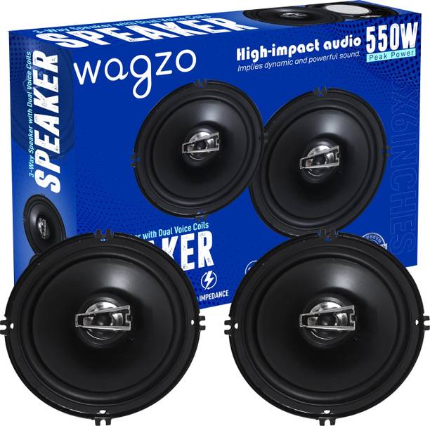 Wagzo Component Speaker for 330W,2Way,Music,BassWooferSound,6inch Stereo Systemfor Car WAS-26 Coaxial Car Speaker