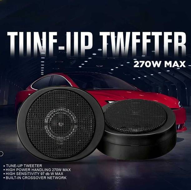 WRENS *{SR_S20}* Tune-up Dome Tweeter ~{270Watt}~High Sensitivity 97dB Built-In Crossover Network Tweeter Car Speaker
