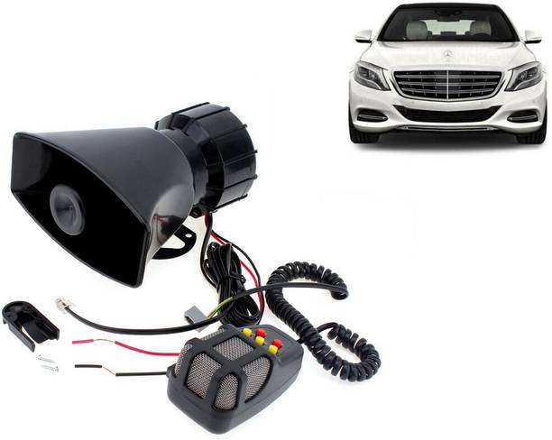 Selifaur 12 Volt Electric Air Horn Siren Speaker With Mic 7 Tone Sound Siren Hooter/Ambulance/Siren/Traffic Sound For Benz S Class Component Car Speaker