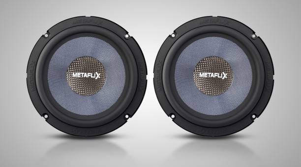 Metaflix Glass Fiber Woofer, Silk Dome Tweeter, High-Performance Audio. 6.5 Inch Car Component Speakers 120W RMS, Component Car Speaker