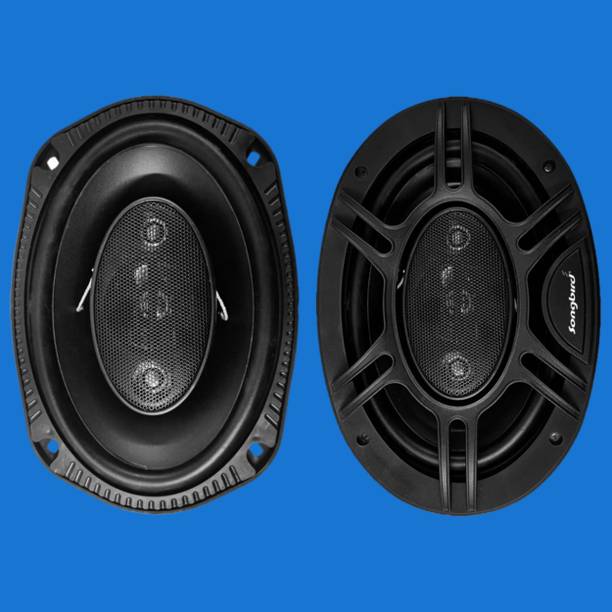 सॉंगबर्ड 6''x9'' Oval 600W Max 3 Way With Scratch Proof Plastic Frame 2 Speaker in Box A59-SB-B69-6S कोएक्सियल कार स्पीकर