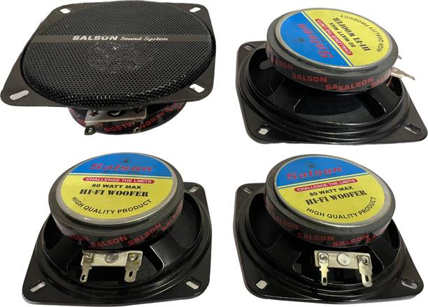 ईस्टर Salson 4 INCH 120W MAX DOOR SPEAKER 2 piece speaker in BOX Salson 04-120 कोएक्सियल कार स्पीकर