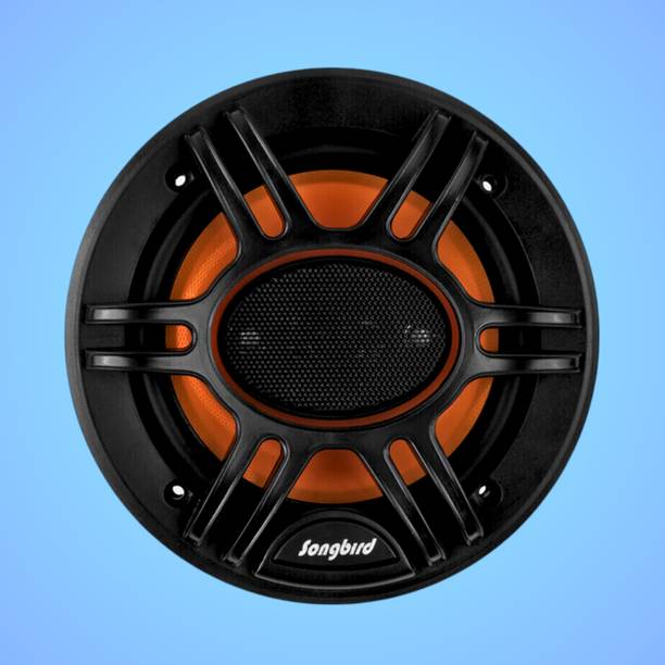 songbird 4 Inch 400W Max Door Tweeter 2 Piece Speaker in Box with Grill and Jaali A18-SB-B460S Coaxial Car Speaker