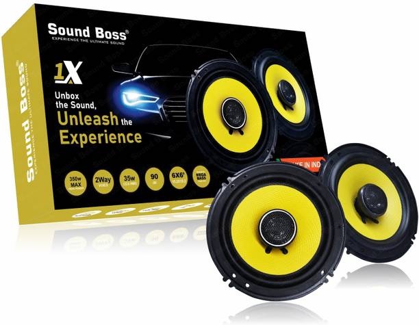 Sound Boss 1X 6" Inch 2Way 350W Max Coaxial Car Speaker