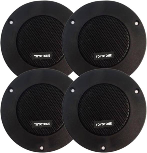 TOYOTONE High Power Tweeters – 75W RMS / 300W Max – 4/8 Ohms – For Car & Home Audio TT106(Pack Of 4) Piezoelectric Tweeter Car Speaker
