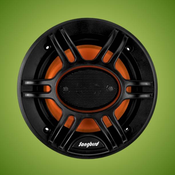 songbird 4 Inch 400W Max Door Tweeter 2 Piece Speaker in Box with Grill and Jaali A28-SB-B460S Coaxial Car Speaker