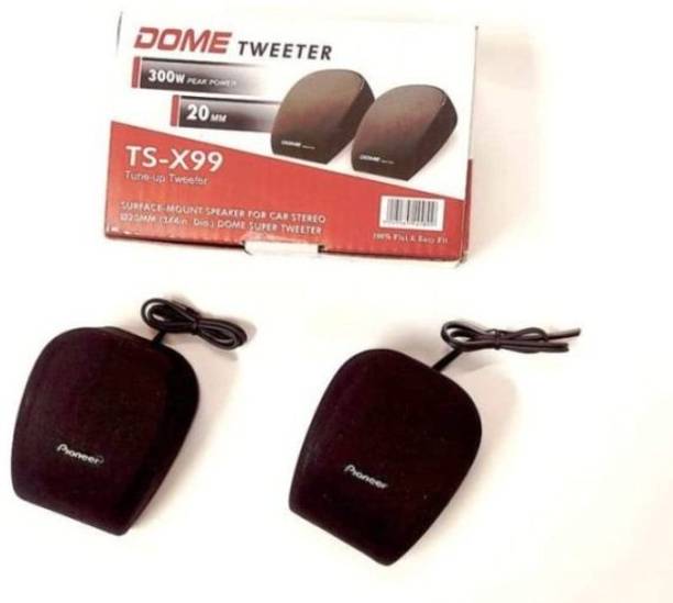 HouseOfCommon 1 Pair TS-X99 Car Tweeter Car Tweeter High-Power 300 W TS-X99 Dome Tweeter for Car, Home FR 6K-18KHz Tweeter Car Speaker
